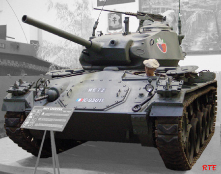 M24 Chaffee, Light Tank, in Saumur.