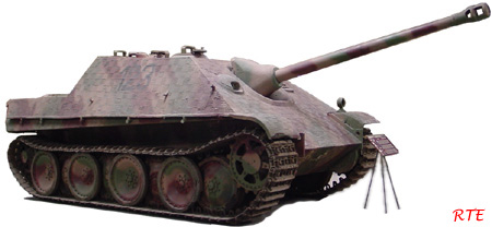 s. Panzerjäger V (Jagdpanther) early model, Sd.Kfz.173, Saumur (F).