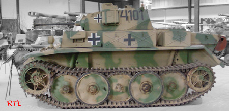 Panzerkampfwagen II, Ausf. L, "Luchs", Saumur (F).