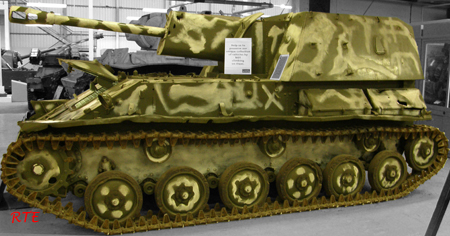 Tank Destroyer SU-76M in Bovington (GB)