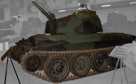 Cruiser Tank Mk.VI AA (A15), in Saumur (F).