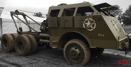 M26 armored heavy semi-truck in Schoonderlogt (NL).