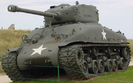 Medium Tank M4A1(76)W HVVS. Utah Beach.