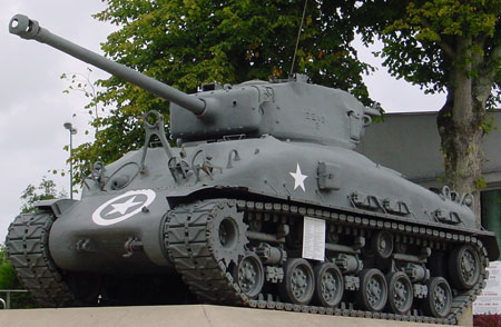 Medium Tank M4A1-E8, Sainte-Mère-Eglise.