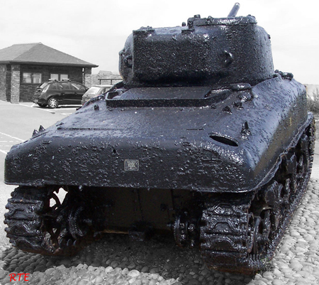 M4A2 - Sherman II DD tank in Torcross (GB).
