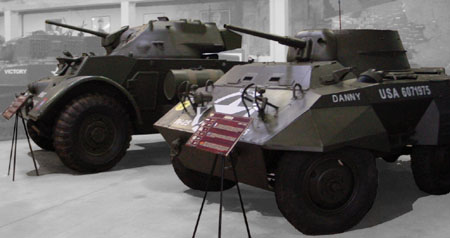Armoured Car T17E1, Staghound, Saumur (F).
