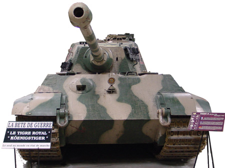 Könings Tiger, Tigre II, Sd.Kfz.182, Saumur (F).