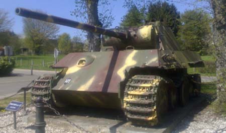 Panther Ausf.G in Grandmenil, Belgium.