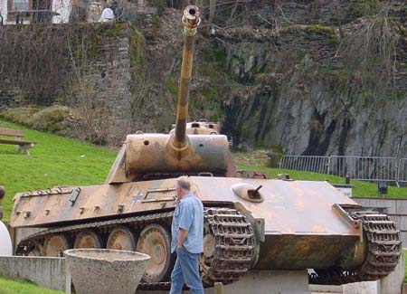 Panzer V Ausf. G  ( Panther tank ), Houfalize (B).