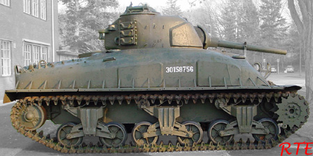 M4A1-E9, Sherman II in Amersfoort (NL)