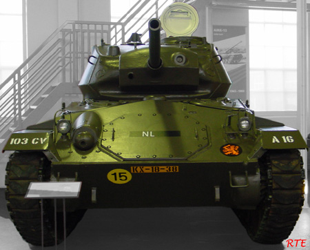 Light Tank M24 'Chaffee', Amersfoort.