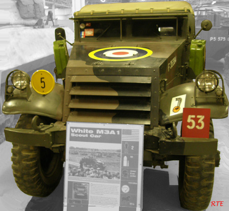 M3A1 4x4 scout car in Bovington (UK)
