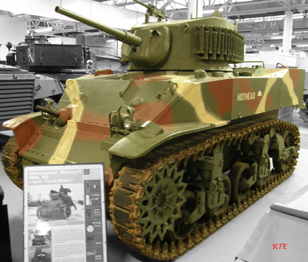 Light Tank M5A1, Tank Museum in Bovington