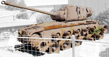 M26 Pershing tank, in Sinsheim (D).